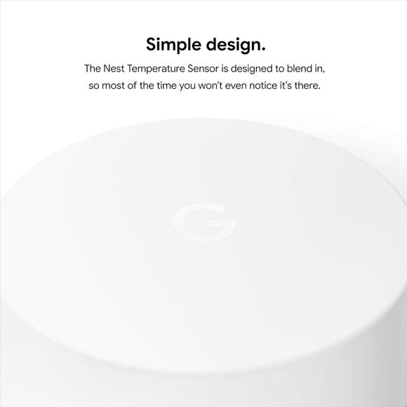Google Nest Temperature Sensor  T5000SF Smart Thermostat White - Picture 10 of 13